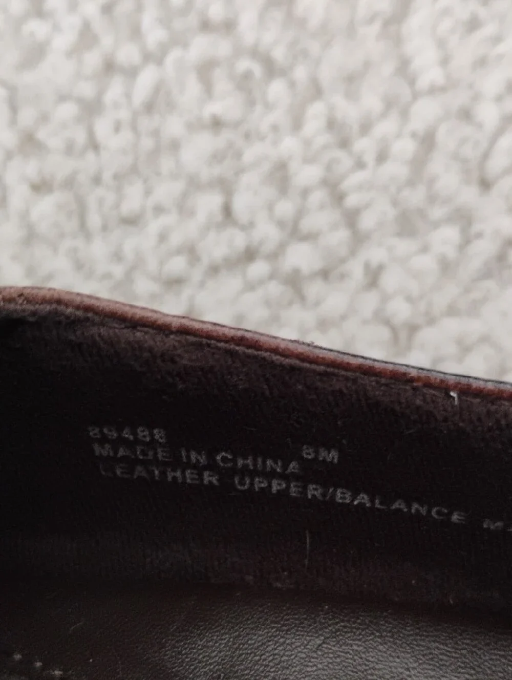 Clarks Partridge Brown Leather Slip On Comfort Loafers Block Heel Pleated LN 8